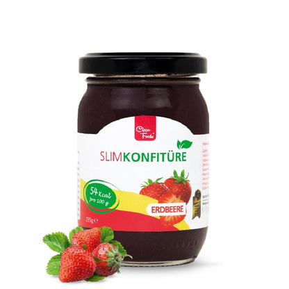 Confiture de fraises mince