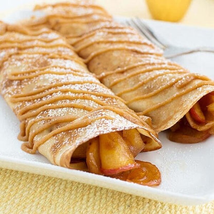 Crêpe crue pomme cannelle